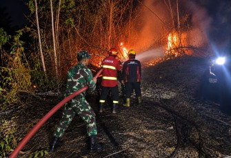 Lalai Mengawasi Pembakaran Sampah, Lahan Bambu Warga Balerejo Terbakar