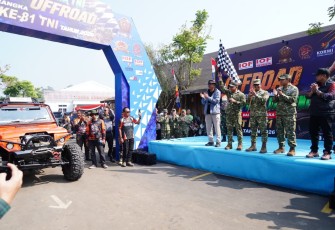 Panglima TNI Tinjau Bakti Sosial dan Open Tournament Off Road di Ciwidey Jawa Barat