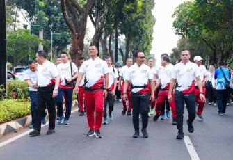10 Ribu Peserta Satukan Langkah di HUT TNI