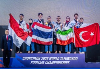 Tim Pelatnas Taekwondo Indonesia Meraih 1 Medali Perak Kejuaraan Tertinggi Untuk Kategori Poomsae