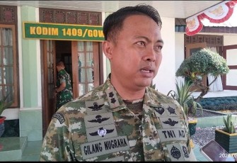 Dandim 1409/Gowa Letkol Inf Gilang Nugraha Kresnadi
