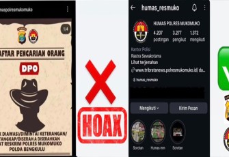 Polres Mukomuko Klarifikasi Akun Mengatasnamakan Humas, Masyarakat Diimbau Tidak Mudah Percaya Informasi DPO