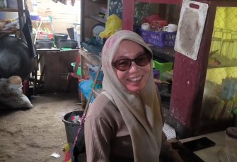 Warung Ibu Ramadhani di lokasi TMMD