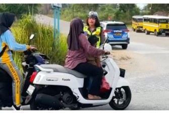 Satlantas Polres Karimun Intensifkan Pengaturan dan Edukasi di Titik Rawan
