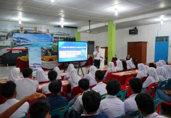 KAI Bandara Edukasi 150 Pelajar SMAN 1 Lubuk Pakam, Perkenalkan Layanan Baru