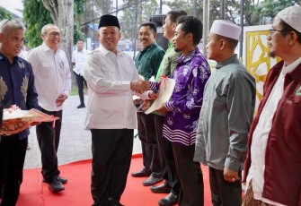 Menteri Agraria dan Tata Ruang/Kepala Badan Pertanahan Nasional (ATR/BPN), Nusron Wahid, di Kantor Wilayah BPN Provinsi Sulawesi Tengah