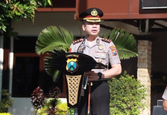 Kapolres Malang Muhammad Taat Resdi di Mapolres Malang, Rabu (1/4/2026)