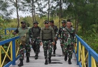 Dandim 1710/Mimika Tinjau Rencana Lokasi Sasaran TMMD Ke-128 TA 2026 di Distrik Mimika Tengah