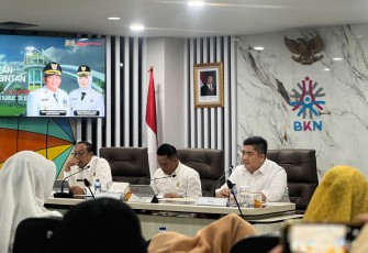 Bupati Bintan Roby Kurniawan SPWK Ekspose Kesiapan Implementasi Manajemen Talenta ASN di BKN RI