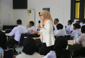 Sekretaris Daerah Provinsi Kepulauan Riau, Misni, menjadi narasumber dalam kegiatan Pelatihan Dasar (Latsar) CPNS Angkatan XXV Provinsi Kepulauan Riau Tahun 2026 