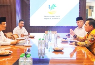 Pertemuan informal antara Gubernur Kepulauan Riau, Ansar Ahmad dengan Menteri Sosial RI, Saifullah Yusuf pada Rabu (29/4/2026)