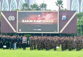 Polda Jatim Gelar Apel Besar Sabuk Kamtibmas