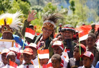 Koops TNI Habema Hadirkan Kampung Hitadipa Damai di Papua