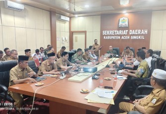Bupati Aceh Singkil H. Safriadi Oyon, SH menegaskan pentingnya percepatan rehabilitasi dan rekonstruksi pascabencana yang akurat, terintegrasi, transparan, dan benar-benar dirasakan manfaatnya oleh masyarakat