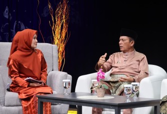 Gubernur Kepulauan Riau H. Ansar Ahmad dalam Dialog Kepri Menyapa yang diselenggarakan TVRI Kepulauan Riau di Studio TVRI Kepri, Dompak, Tanjungpinang, Rabu (23/9/2026).