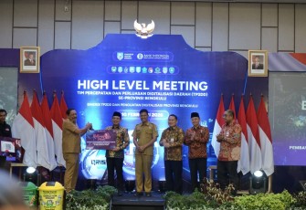 High Level Meeting TP2DD se-Provinsi Bengkulu/Foto : MC