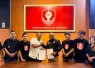 Kalapas Yulian Fernando bersama Ketua AMJ Bengkulu Wibowo Susilo, didampingi pengurus AMJ teken PKS.