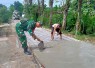 Pengecoran jalan desa
