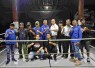 ALASTUA TNI AD foto bersama dalam event boxing di Cafe Loka Manik, Batu, Sabtu (25/4)