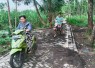 Jalan paving baru Desa Brabe