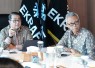Menteri Ekonomi Kreatif, Teuku Riefky Harsya, menerima audiensi Duta Besar RI untuk Kerajaan Belgia terakreditasi Keharyapatihan Luksemburg dan Uni Eropa, Y.M. Andy Rachmianto, di Kantor Kementerian Ekraf, Jakarta, Jumat (8/5/2026).