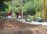 Pengerjaan jembatan perintis garuda