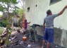 Plester dinding musholla