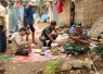 Makan siang bersama warga desa Brabe