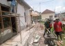 Kerja bakti di wilayah desa binaan