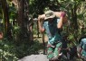 Pasokan material rabat jalan di dusun Lembenah