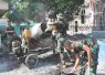 Pengolahan adonan rabat beton