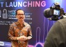 Ketua Umum APTIKNAS, Ir. Soegiharto Santoso, S.H., menyampaikan keterangan pers terkait dukungan percepatan pengesahan RUU RUU KKS pada Soft Launching NCC 2026, (6/8/2026).
