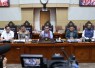 Anggota Komisi III DPR RI, Hinca Panjaitan, dalam konferensi pers selepas RDPU, di Gedung Nusantara II, DPR RI, Senayan, Jakarta, Selasa (11/8/2026) 