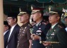 Kapolres Aceh Singkil, AKBP Joko Triyono, S.I.K., M.H, bersama Kejaksaan, Ketua MPU, dan  Dandim 0109/Aceh Singkil saat mengikuti Upacara Peringatan Hari Lahir Pancasila di halaman Kantor Bupati setempat