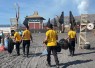 Polres Probolinggo Gelar Bakti Bersih di Gunung Bromo Usai Yadnya Kasada