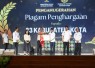 Wali Kota Tebing Tinggi Terima Penghargaan dari Kementerian Hukum RI 