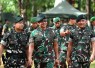 Pangdam XIV/Hasanuddin Mayjen TNI Bangun Nawoko mendampingi Kunjungan Kerja (Kunker) Komandan Pusat Kesenjataan Infanteri (Danpussenif)