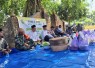 Nyadranan Jadi Perekat Kebersamaan, Babinsa Pilangkenceng Hadiri Bersih Desa Bersama Warga