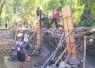 TNI dan Masyarakat Kejar Target Pembangunan Jembatan Garuda Tahap V di Ponorogo