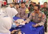Polres Mukomuko Gelar Bakti Kesehatan dan Donor Darah Sambut HUT Bhayangkara ke-80