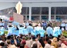 Panglima TNI Jenderal TNI Agus Subiyanto mendampingi Presiden Republik Indonesia Prabowo Subianto menghadiri Puncak Pekan Nasional (PENAS) Petani dan Nelayan XVII Tahun 2026 yang digelar di Sport Center Limboto, Kabupaten Gorontalo, Provinsi Gorontalo, Rabu (24/6/2026)