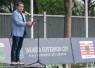 Menteri Ekonomi Kreatif, Teuku Riefky Harsya, memberikan sambutan pada AEF/Mantena Cup Jakarta 2026 FEI CSI1* International Jumping Competition dan Piala Gubernur DKI Jakarta: Equinara Pulomas Open 2026 di Jakarta International Equestrian Park, Jakarta, Sabtu (27/6/2026)