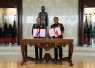 Panglima TNI Jenderal TNI Agus Subiyanto menerima kunjungan kehormatan atau Courtesy Call (CC) Panglima Angkatan Bersenjata Kerajaan Thailand (Chief of Defense Forces of the Royal Thai Armed Forces CDF RTARF), General Ukris Boontanondha