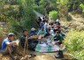Doa Bersama Jembatan Gantung Perintis Garuda Sungai Dhedem di Wilayah Pacitan Mulai Dikerjakan