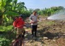 Polres Pelabuhan Tanjungperak Siram Lahan Jagung Ketahanan Pangan