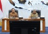 Menteri Dalam Negeri (Mendagri) Muhammad Tito Karnavian dalam konferensi pers bersama Ketua Komisi Pemberantasan Korupsi (KPK) Setyo Budiyanto di Ruang Sidang Utama (RSU) Kantor Kemendagri, Jakarta, Jumat (24/7/2026) 