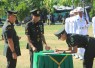 Danrindam XVIII/Ksr Brigjen TNI Yusuf Sampetoding, S.I.P., resmi menutup Pendidikan Pertama Bintara Infanteri (Dikmaba Infanteri) TNI AD Gelombang II TA 2026 di Lapangan Upacara Rindam XVIII/Ksr, Selasa (11/8/2026)