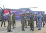 Deputi Bidang Logistik dan Peralatan BNPB  Dra. Andi Eviana M.Si menerima penyerahan secara simbolis bantuan logistik sebanyak 34.4 Ton dari TNI Angkatan Udara yang diserahkan langsung oleh Kepala Staf Angkatan Udara (KASAU) Marsekal Tonny Harjono, Halim Perdanakusuma, Jakarta (20/8)