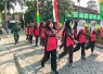 Babinsa Kodim Ponorogo Latih Kedisiplinan Siswa Melalui Baris Berbaris 