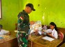 Yonarmed 12 Kostrad Dampingi Anak Perbatasan Belajar Membaca